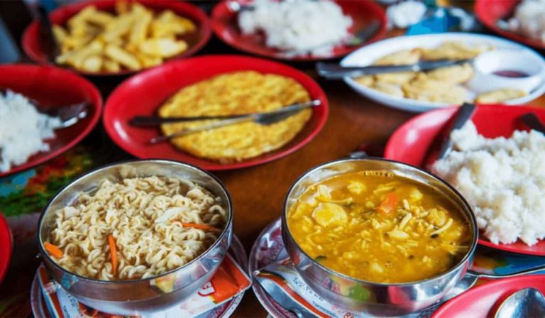 Food on Mt. Kilimanjaro